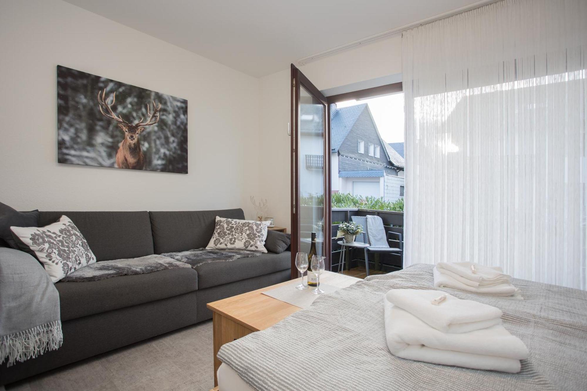 Deluxe Studio - City Center - 5 Min To Slopes - Am Kurpark - Free Parking Winterberg Zewnętrze zdjęcie